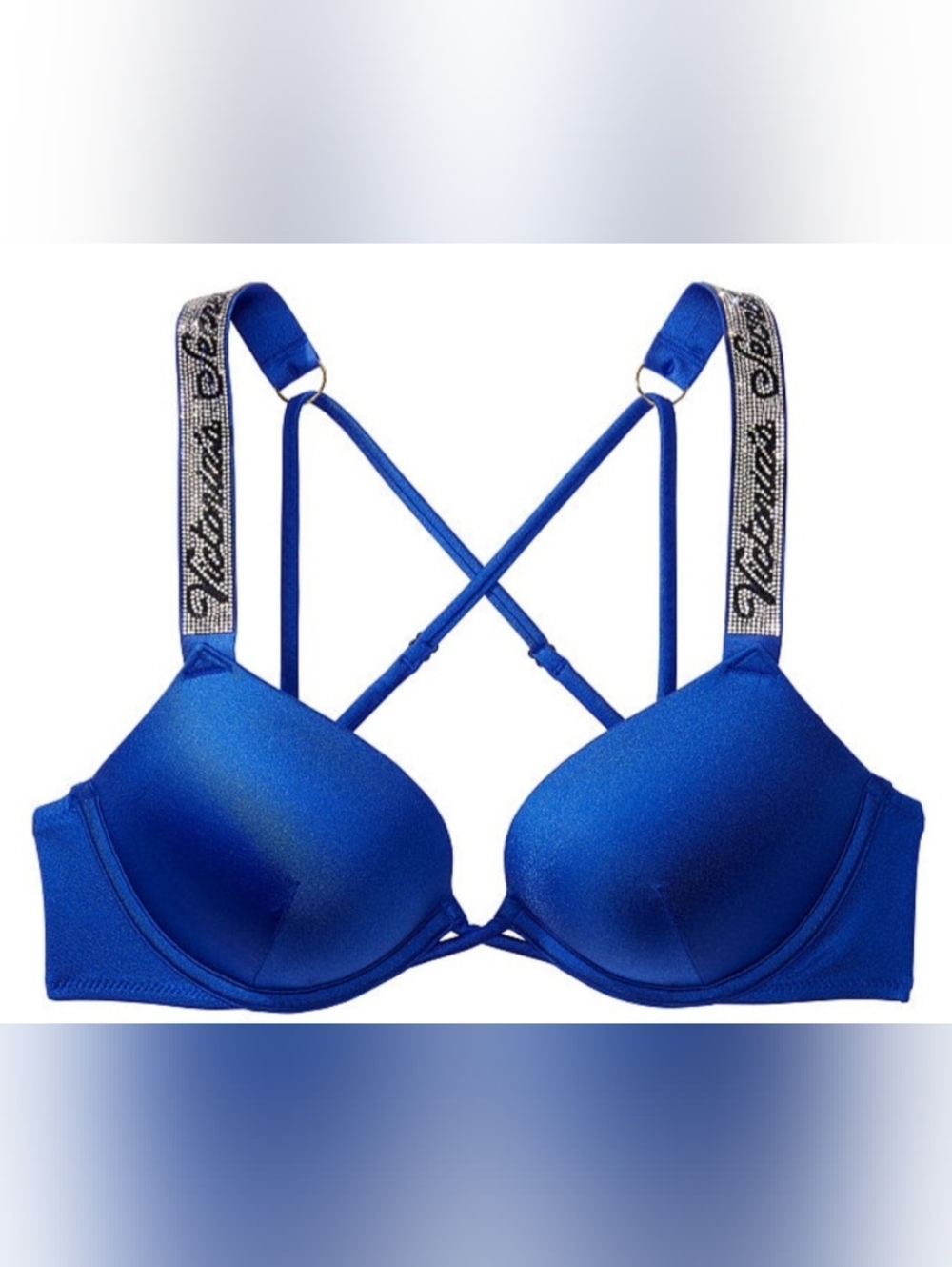 36A 36B VS Swim Shine Strap Bombshell Bikini Top Tropical Island Getaway